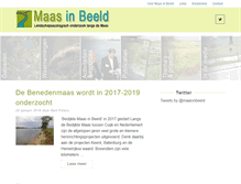Tablet Screenshot of maasinbeeld.nl